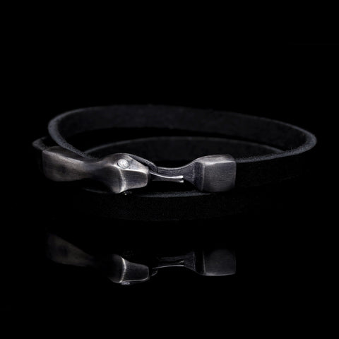 DIAMOND SERPENT (WIDE BLACK STRAP)